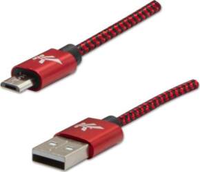 Kabel USB Logo USB-A - microUSB