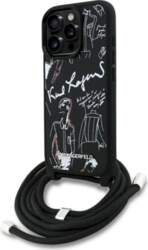 Karl Lagerfeld Crossbody Grained Pattern  Logo