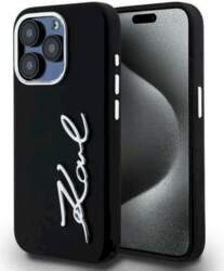 Karl Lagerfeld Silicone Metal Script Logo