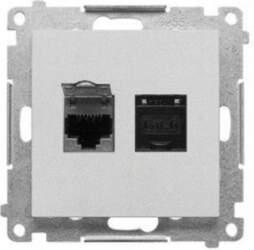 Kontakt-Simon double computer socket RJ45 kategoria