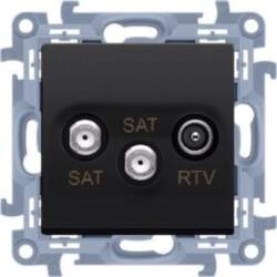 Kontakt-Simon Double satellite antenna socket SAT-SAT-RTV