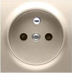 Kontakt-Simon Single socket cover with shutters