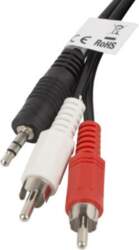 Lanberg stereo audio cable Mini Jack