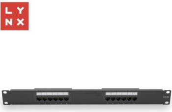 LYNX 19" patch panel 12-port  UTP