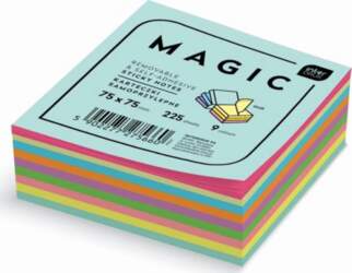 Magic Cube self-adhesive notes 75x75mm 9
