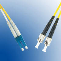MicroConnect  LC/UPC-ST/UPC 1M 9/125 Singlemode Duplex