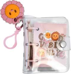 Mini notebook with cover and sticky