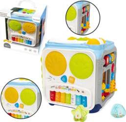 Multifunctional Educational Cube for Toddlers  Lights