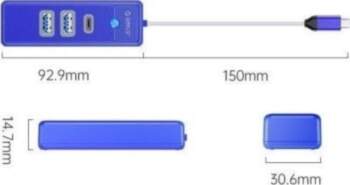 ORICO HUB USB-C 2X USB-A 3