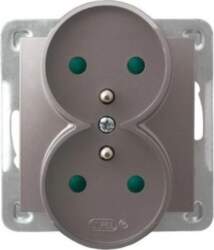 Ospel Impression double socket with grounding
