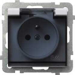Ospel SONATA splash-proof socket with grounding