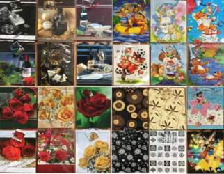 Panorama Decorative laminated bag PL-2 mix