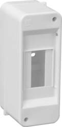 Pawbol 1x2 surface-mounted modular switchboard IP30
