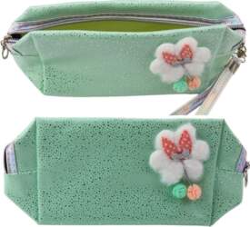 Pencil case  Cosmetic bag  Bow  Shimmering