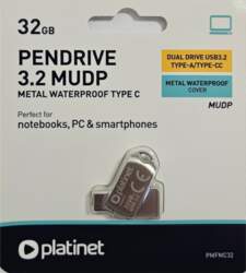 Pendrive Platinet 2IN1 USB-A 3.2