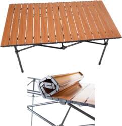PLATINET CAMPING TABLE FOLDING ROLLABLE TOP