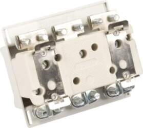 Rail fuse socket 3P 63A D02