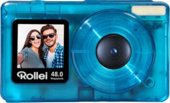 Rollei Compactline Pocket Transparent digikamera sininen