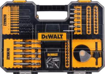 Set of drills bits and sockets