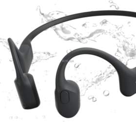 Shokz Open Run  USB-C  melna -