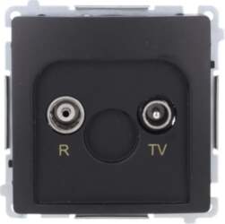 Simon Basic R-TV antenna jack through