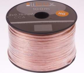Speaker cable 2x0 75 LB006 LIBOX
