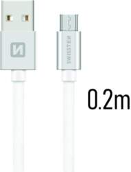 Swissten Textile Quick Charge Universāls Micro