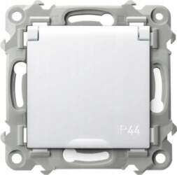 SZAFIR Splashproof socket with grounding IP-44
