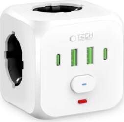 TECH-PROTECT PCL3X4 POWER SOCKET 2 USB