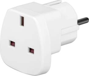 Techly Power plug adapter UK/EU 13A