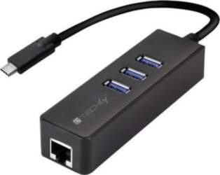 Techly USB-C Adapter a. Gigabit Ethernet