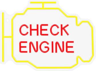 TelForceone Neon PLEXI LED CHECK ENGINE