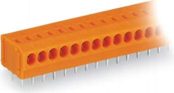 Terminal strip for printed circuit boards