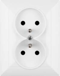 Timex Opal double socket w/u white