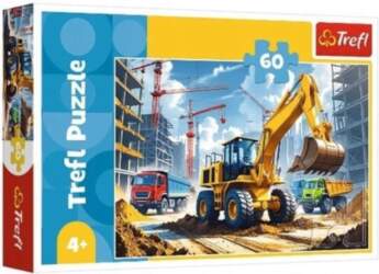 TREFL puzzle Backhoe loader tractor 60