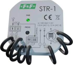 Two-button roller shutter controller for can