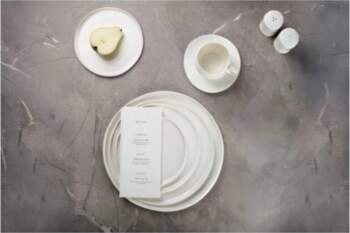Verlo Flat plate  25 cm  ivory