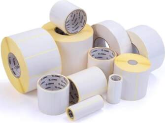 Zebra 3003725 White Self-adhesive printer label