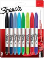 1x8 Sharpie Twin Tip Permanent- marker