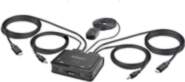 2-Port USB-C Cable KVM Switch  4K
