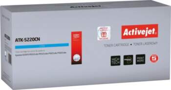 Activejet ATK-5220CN replacement Kyocera TK-5220C; Compatible