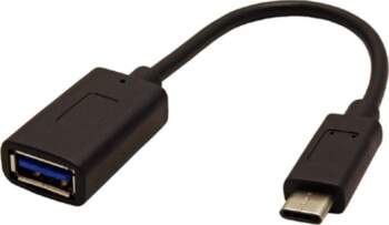 Adapter USB USB-A - USB-C Czarny