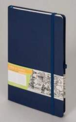 Antra Notes A5 Checkered Romanticism Navy