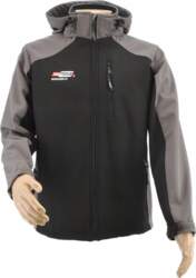 AWTOOLS SOFTSHELL JACKET SWEATSHIRT T4/ GREY-BLACK/