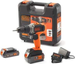 BLACK  DECKER  Cordless Drill/Driver with  2
