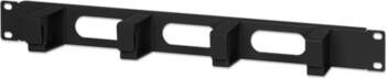 Cable management 1U 4 small plastic