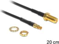 Cable SATA III 10cm right/right metal