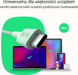 Cable USB-C-USB-C PowerStream 100W braid 1