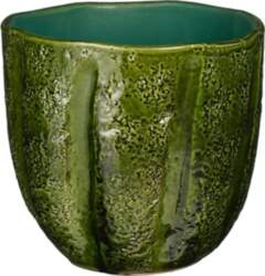 CERAMIC POT ALFREDO D19 H17CM GREEN