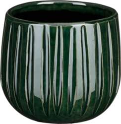 CERAMIC POT PABLO D14 H12CM GREEN
